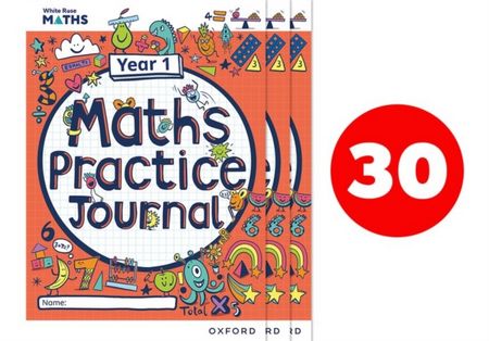 White Rose Maths Practice Journals Year 1 Workbooks: Pack of 30 - Caroline Hamilton - 9781382044653