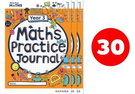 White Rose Maths Practice Journals Year 3 Workbooks: Pack of 30 - Caroline Hamilton - 9781382044677