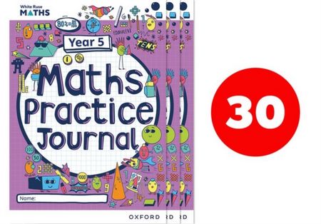White Rose Maths Practice Journals Year 5 Workbooks: Pack of 30 - Caroline Hamilton - 9781382044691