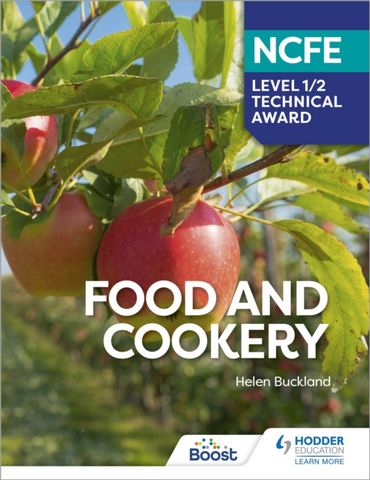 NCFE Level 1/2 Technical Award in Food and Cookery - Helen Buckland - 9781398376236