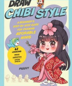 Draw Chibi Style: A Beginner's Step-by-Step Guide for Drawing Adorable Minis - 62 Lessons: Basics