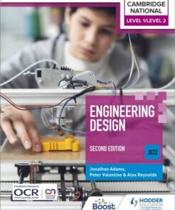 Level 1/Level 2 Cambridge National in Engineering Design (J822): Second Edition - Jonathan Adams - 9781398350335