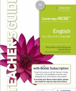 Cambridge IGCSE English as a Second Language Teacher's Guide with Boost Subscription - Monica Menon - 9781398352704