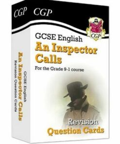 GCSE English - An Inspector Calls Revision Question Cards - CGP Books - 9781789083446