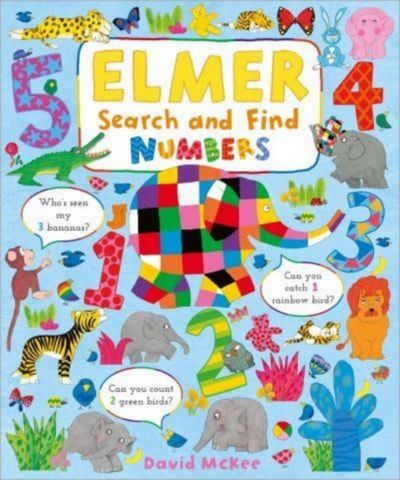 Elmer Search and Find Numbers - David McKee - 9781839131653