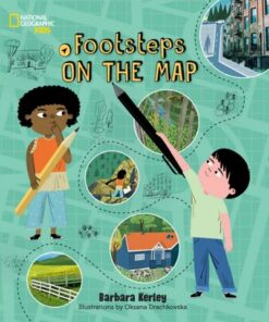 Footsteps on the Map - Barbara Kerley - 9781426373725