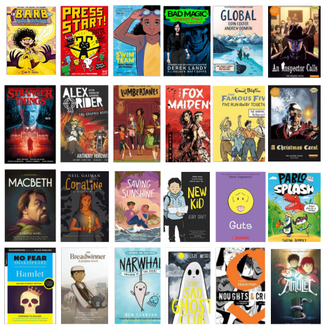 2024 Class Reads for Graphic Novels and Shakespeare
