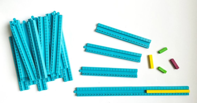 Numicon: 1-100cm Number Rod Track (5 Pack) | Heath Educational Books