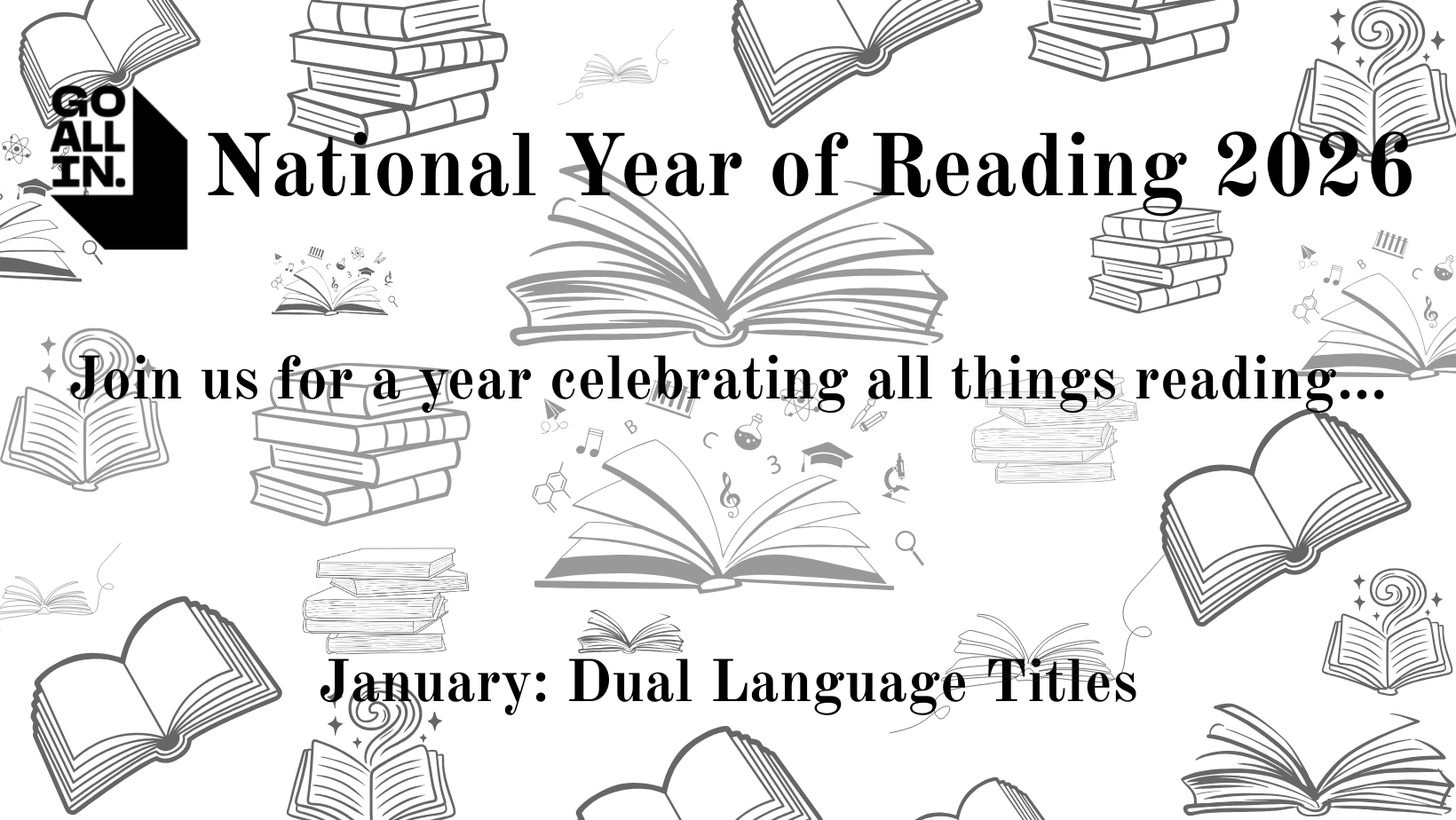 National Year of Reading January Banner
