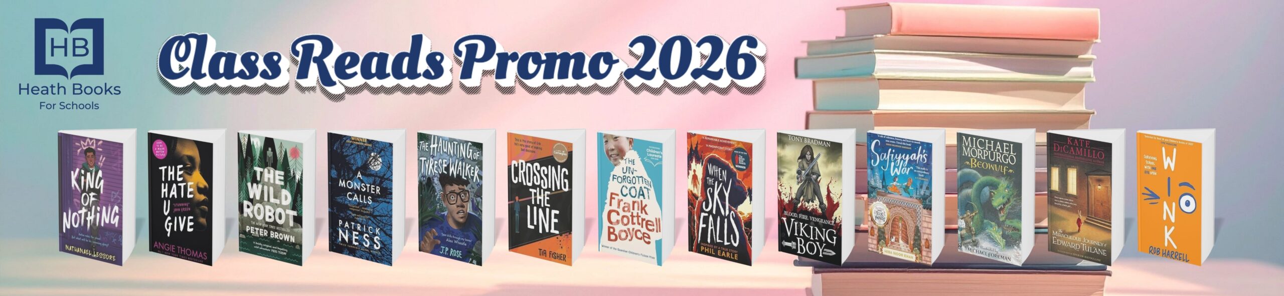 Heath Books Class Reads Promotion 2026 Banner