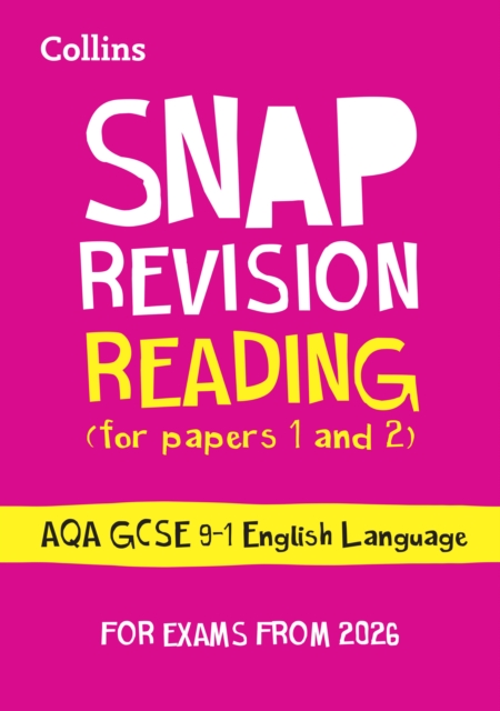 SNAP Revision: AQA GCSE English Lang Reading RG — book cover
