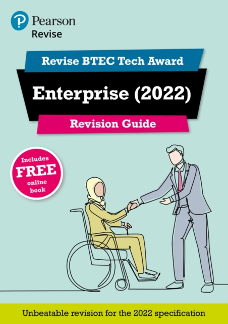 Pearson REVISE BTEC Tech Award Enterprise 2022 Revision Guide inc online edition - 2025 and 2026 exams — book cover