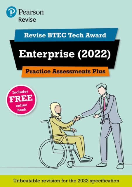 Pearson REVISE BTEC Tech Award Enterprise Practice Assessments Plus - 2023 and 2024 exams — book cover