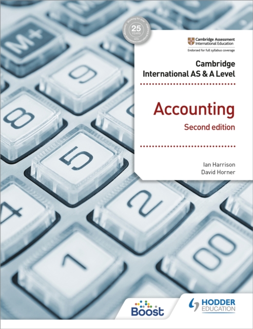 Cambridge International AS and A Level Accounting Second Edition — book cover