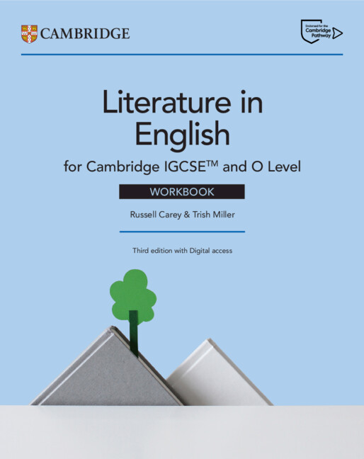 Cambridge IGCSE  and O Level Literature in English Workbook with Digital Access (2 Years) — book cover