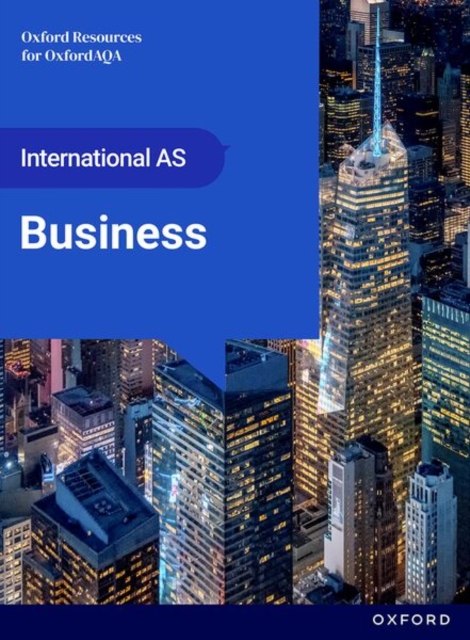 OxfordAQA Int AS & A-level Business (9725): AS Student Book — book cover