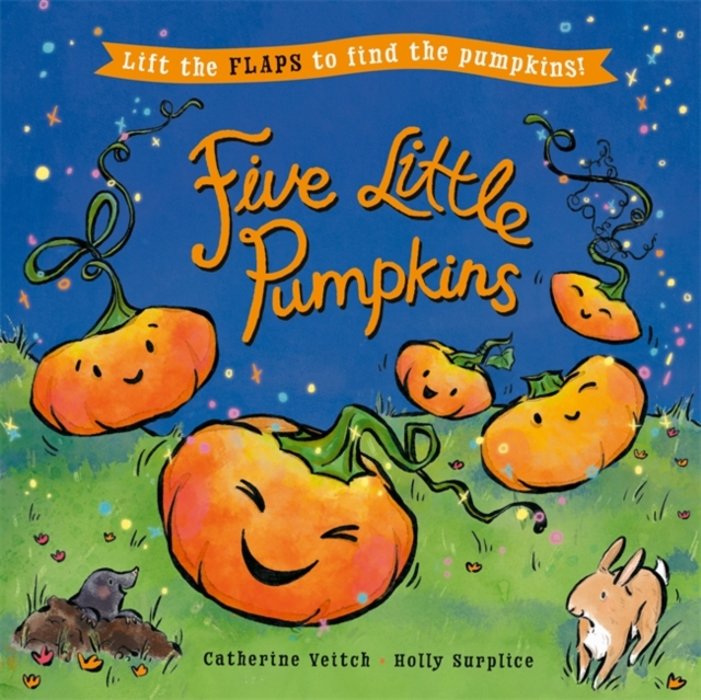 Five Little Pumpkins: A lift-the-flap Halloween picture boo — book cover