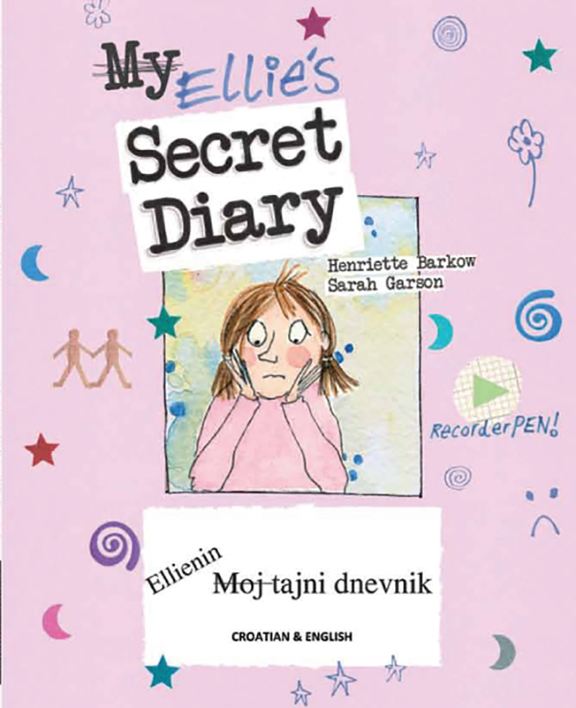 Croatian: Ellie's Secret Diary — book cover