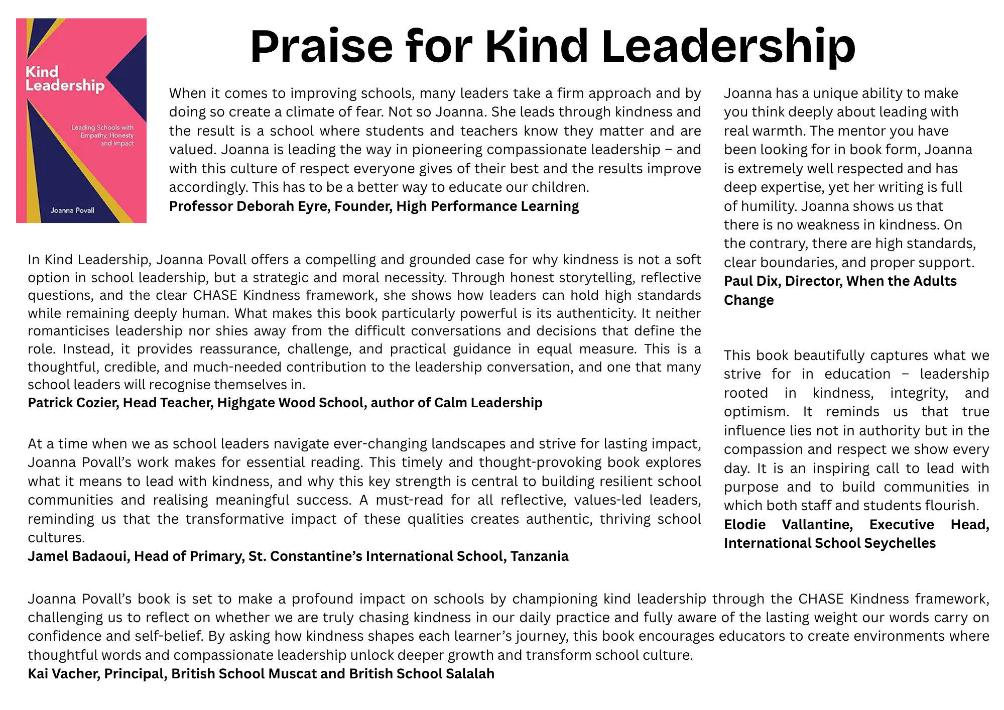 Kind Leadership