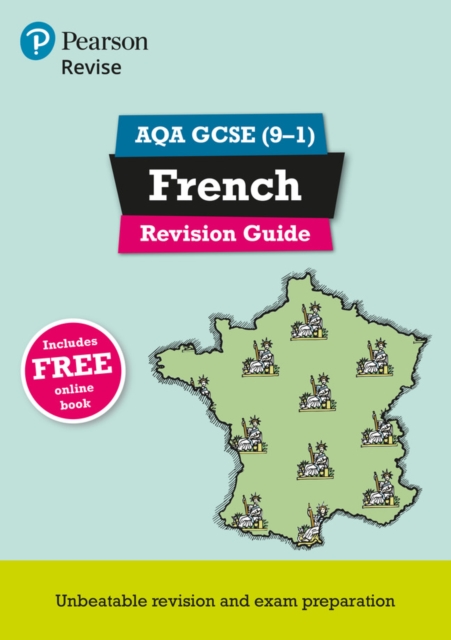 Pearson REVISE AQA GCSE (9-1) French Revision Guide: For 2024 and 2025 exams - incl. free online edition — book cover
