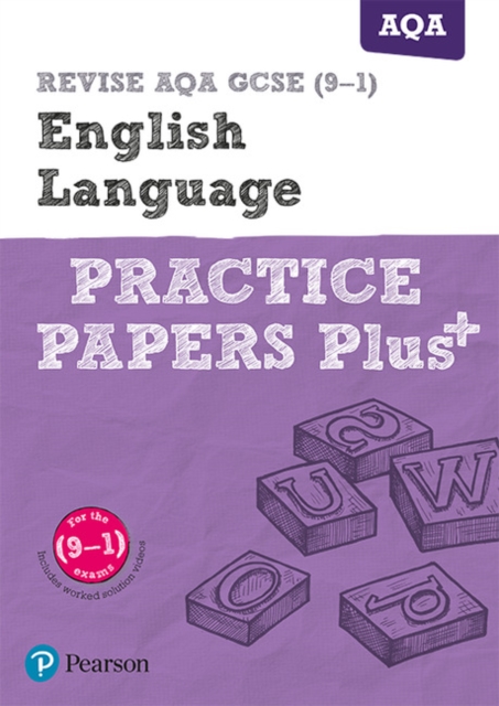 Pearson REVISE AQA GCSE (9-1) English Language Practice Papers Plus: For 2025 and 2026 exams — book cover