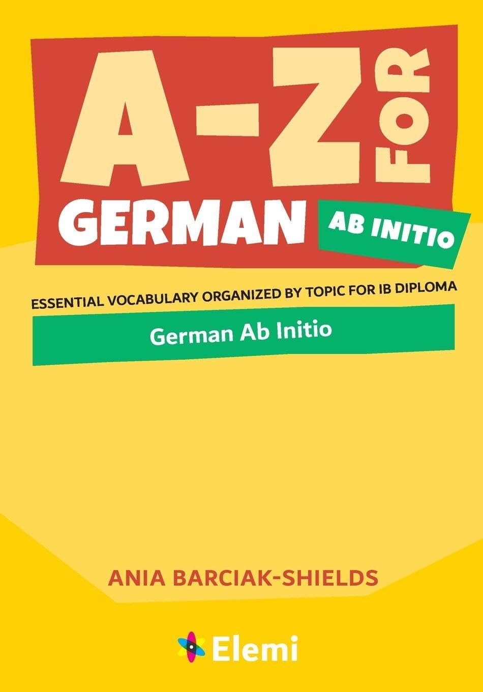 A-Z for German Ab Initio: Essential vocabulary — book cover