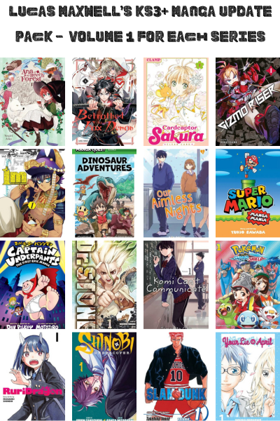 Manga Update pack volume 1 per series