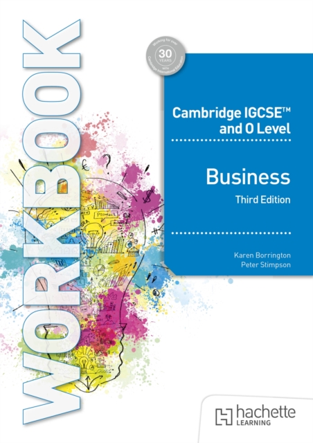 Cambridge IGCSE and O Level Business Workbook Third Edition — book cover